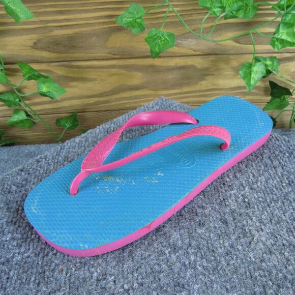 Havaianas Women's Style Flip‎ Flop Pink Synthetic Sz 6 Medium Used 2025 - Picture 1 of 6